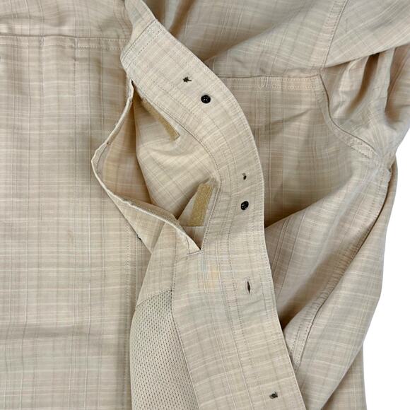 511 Tactical Series Covert Casual Shirt Concealed Pockets SS Pale Yellow LARGE - Picture 5 of 8